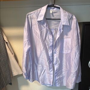Light Purple Button-Up Shirt